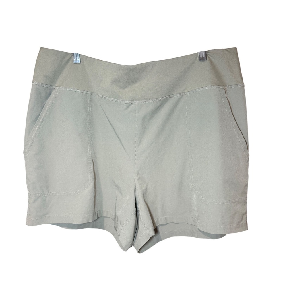 Patagonia Happy Hike Shorts 4"‎ Pull On Size XL Shale Tan Outdoor Gorpcore